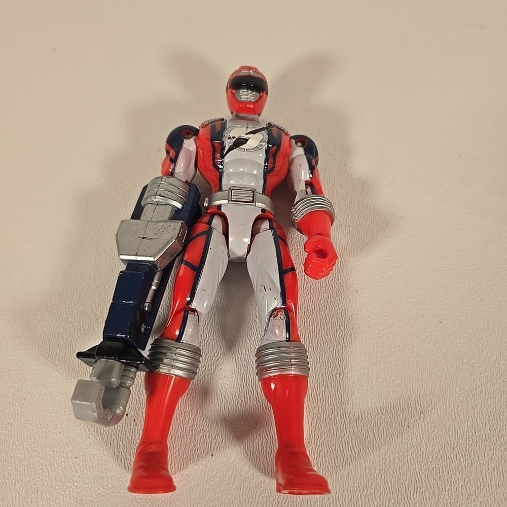 Bandai‎ Power Rangers Operation Overdrive Red Ranger Action Figure Loose